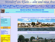 Tablet Screenshot of mondorf-rhein.de